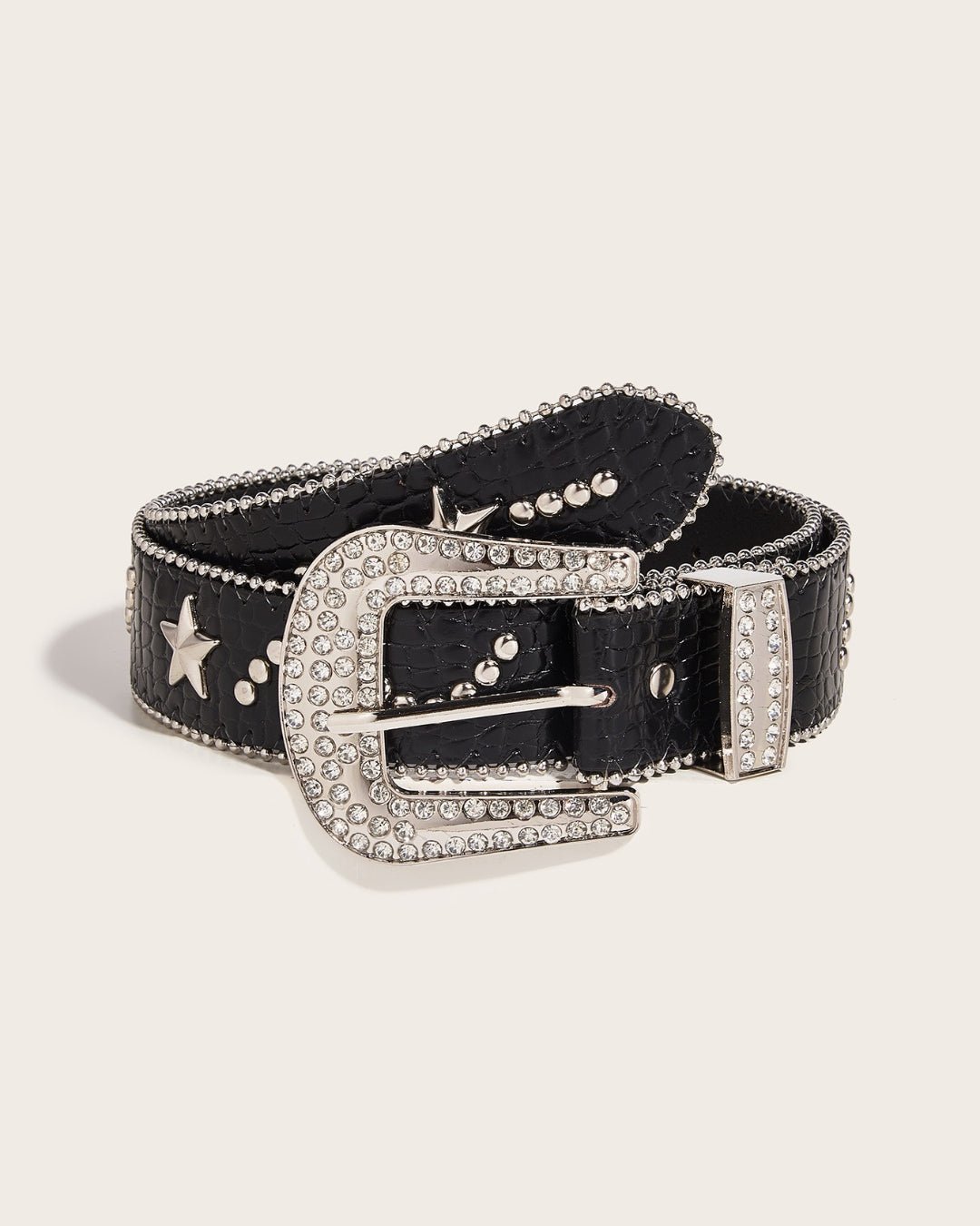 GyaruLab Rhinestone Western Star Belt - GyaruLab