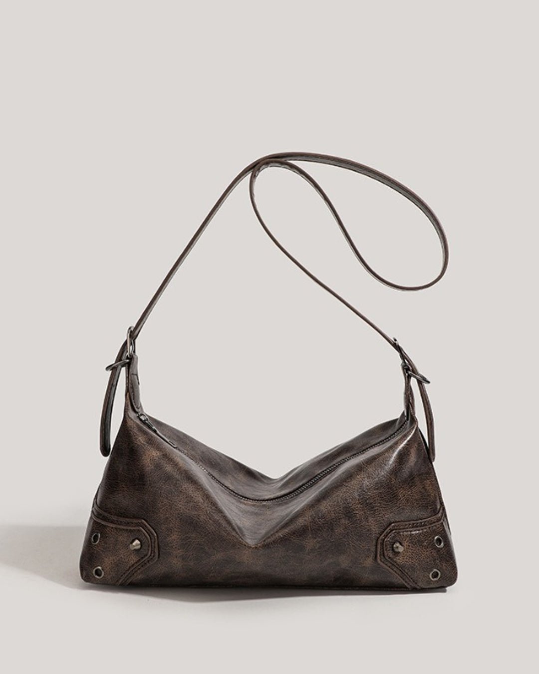 GyaruLab "Rusty Soul" Distressed Hobo Bag - GyaruLab