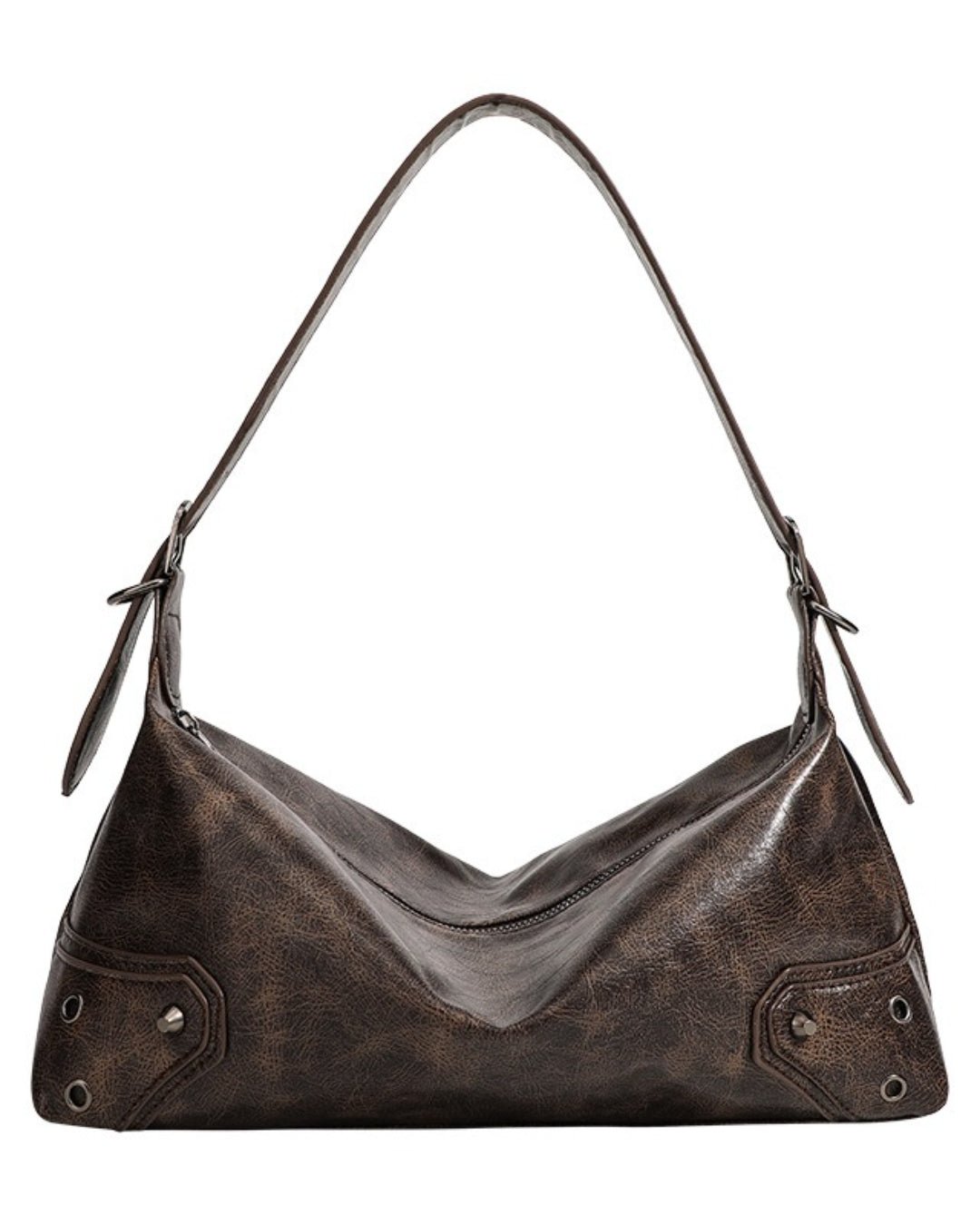 GyaruLab "Rusty Soul" Distressed Hobo Bag - GyaruLab