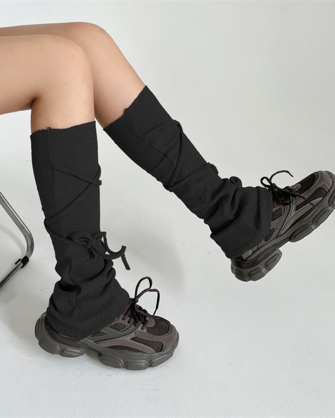 GyaruLab Slouchy Wrap Leg Warmers - GyaruLab