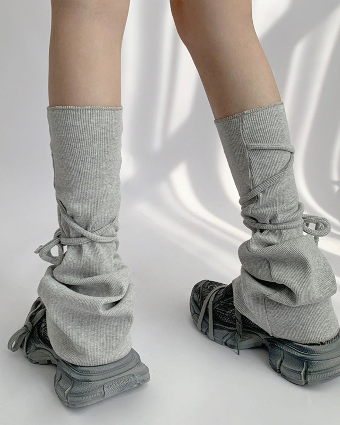 GyaruLab Slouchy Wrap Leg Warmers - GyaruLab