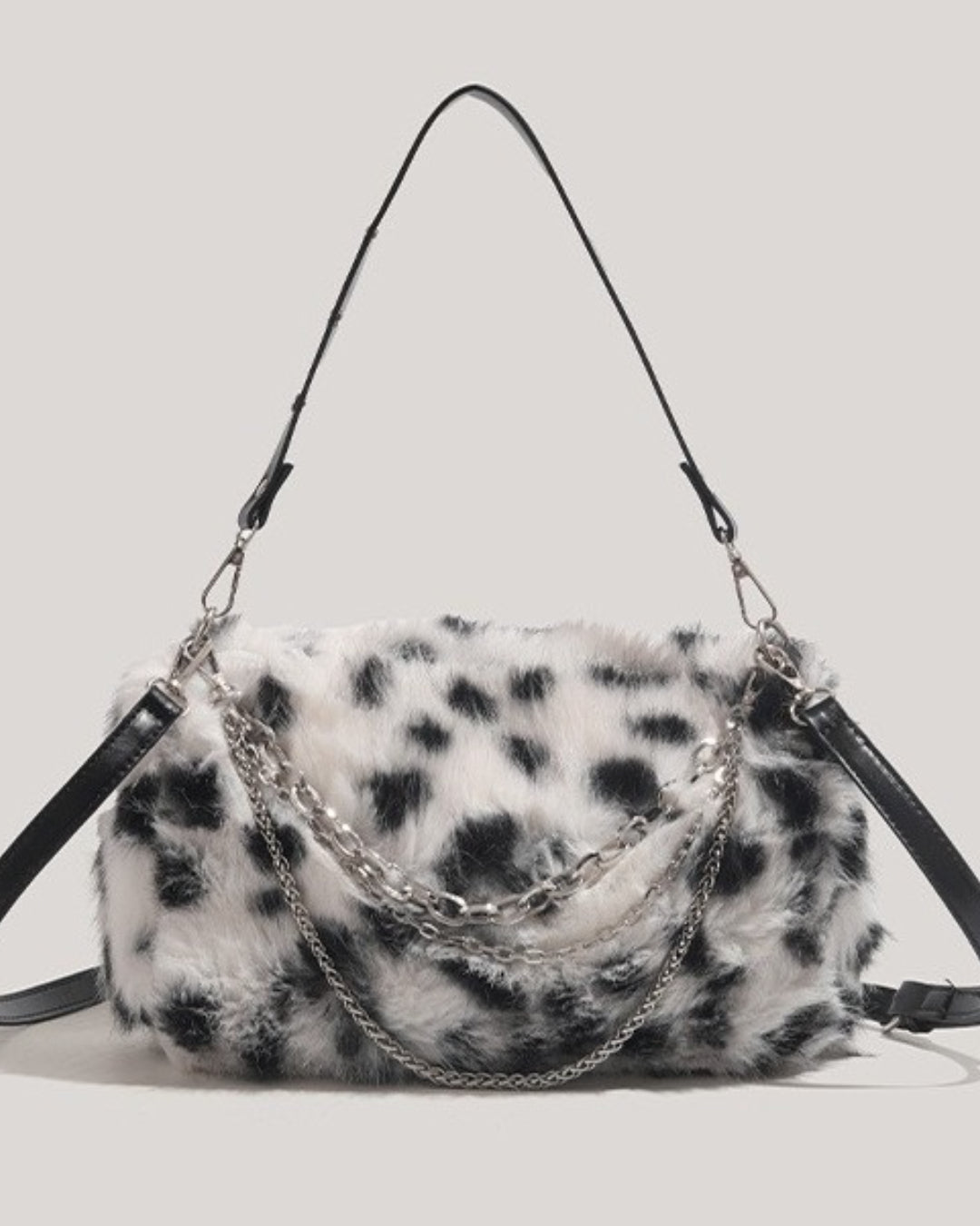 GyaruLab "Spotlight" Faux Fur Hobo Bag - GyaruLab