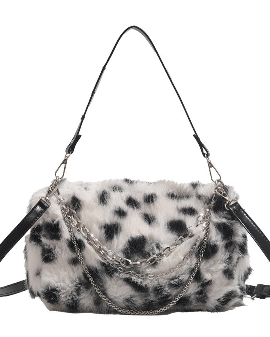 GyaruLab "Spotlight" Faux Fur Hobo Bag - GyaruLab