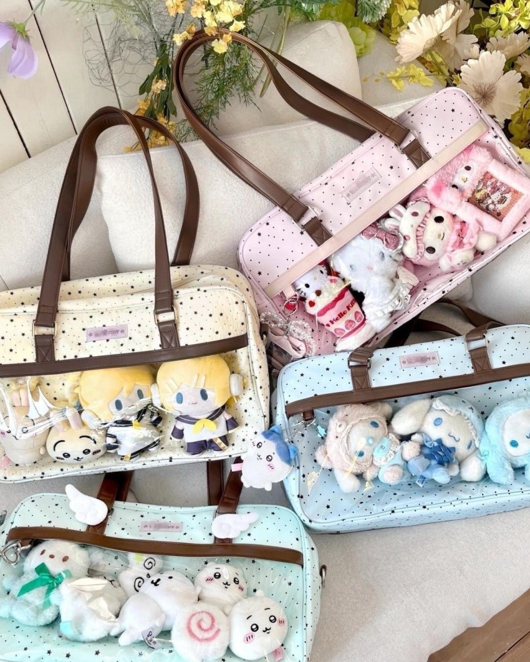 GyaruLab Star Dot Ita Tote Bag - GyaruLab
