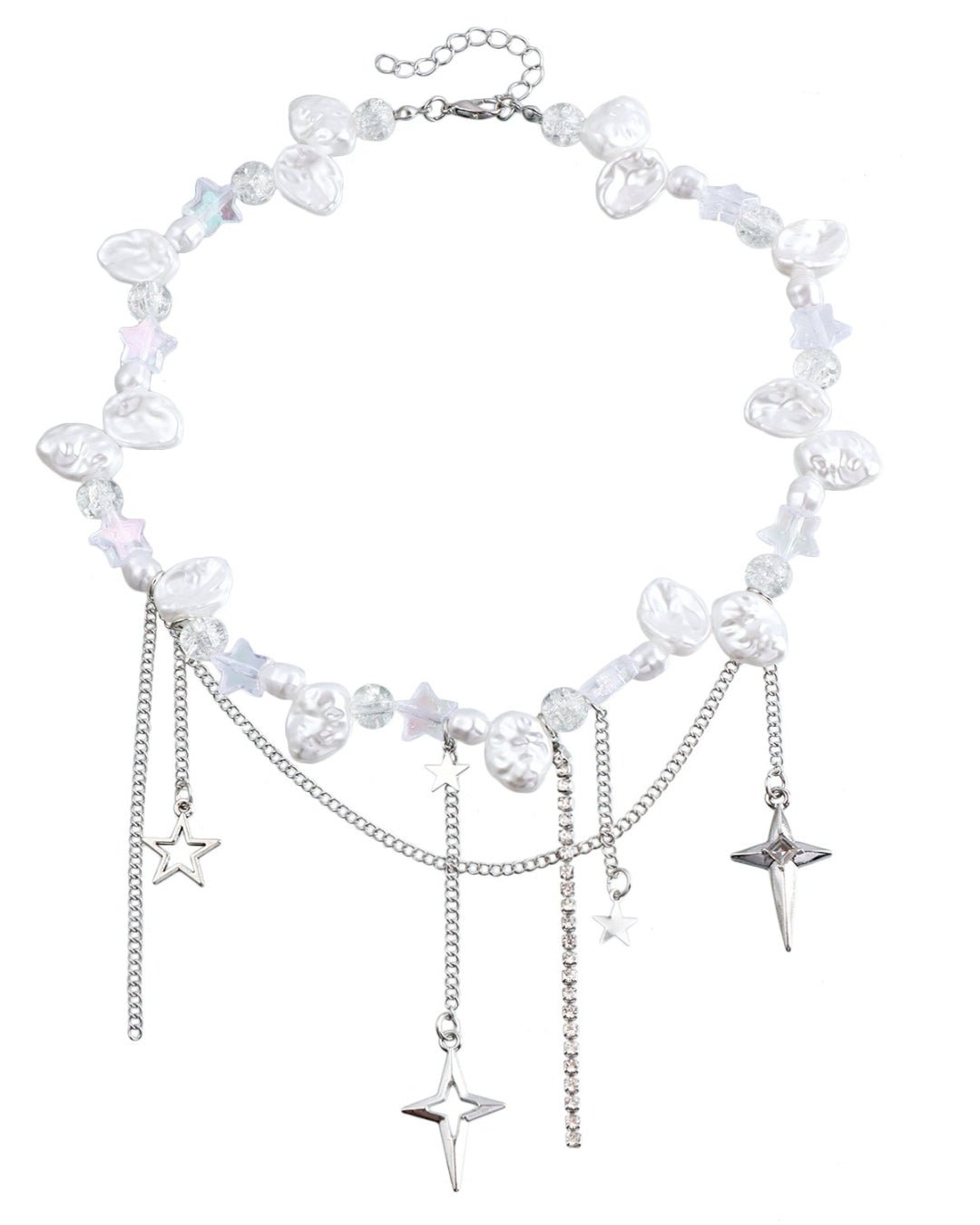GyaruLab Star Pearl Y2K Fairy Waist Jewelry Neck - GyaruLab