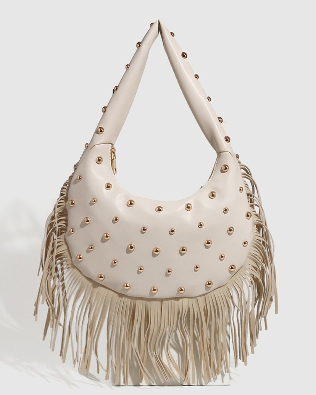 GyaruLab Studded Fringe Shoulder Bag - GyaruLab
