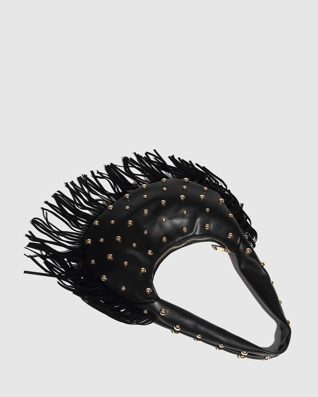 GyaruLab Studded Fringe Shoulder Bag - GyaruLab