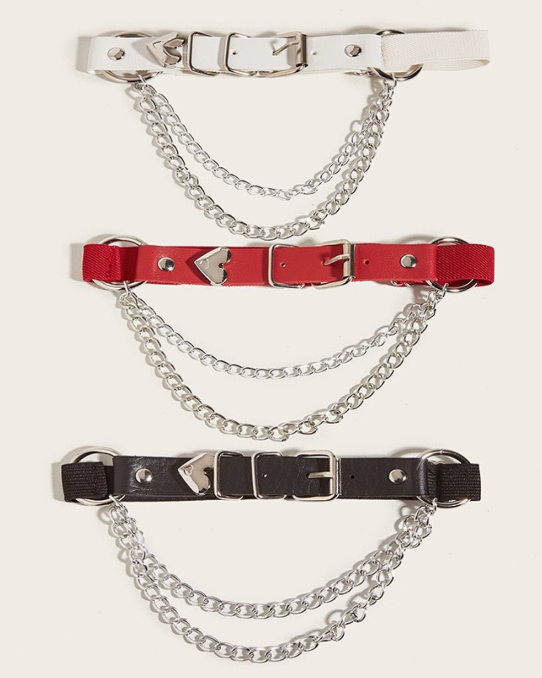 GyaruLab Y2K Chain Garter Leg Strap - GyaruLab