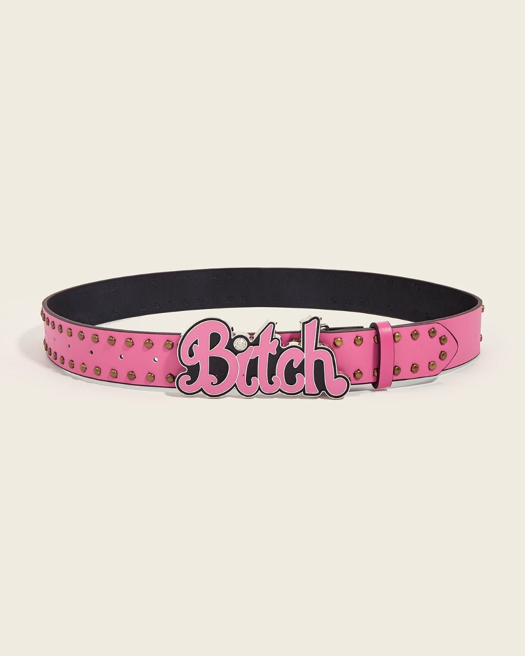 GyaruLab Y2K Pink Bitch Studded Belt - GyaruLab