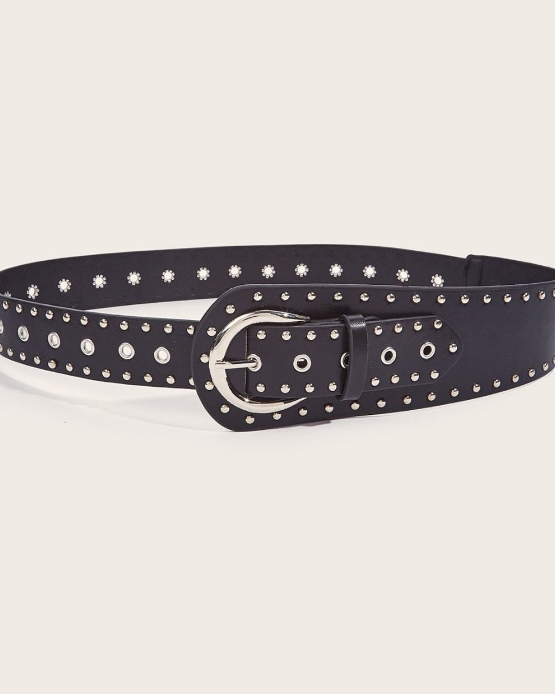 GyaruLab Y2K Rokku Studded Wide Belt - GyaruLab