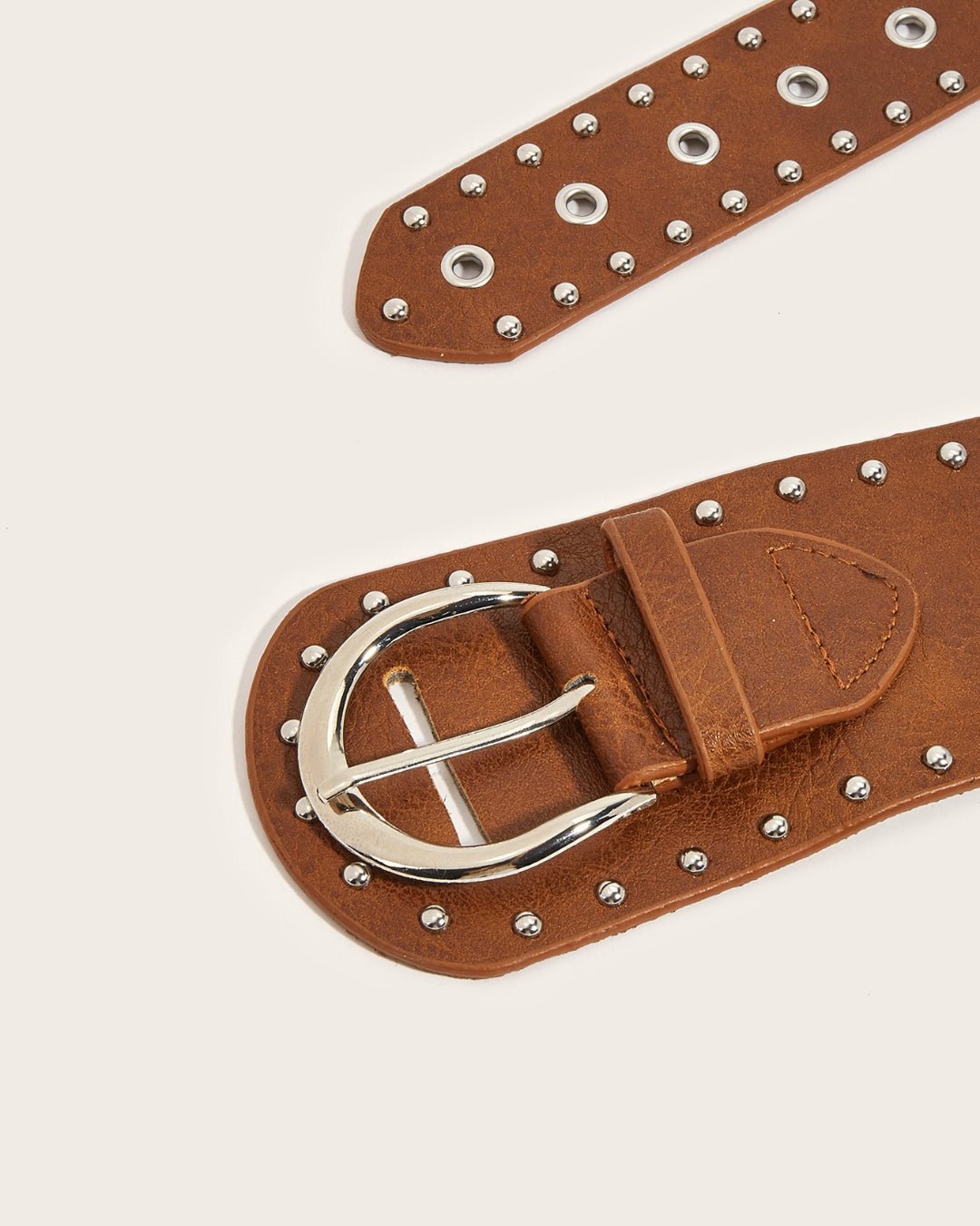 GyaruLab Y2K Rokku Studded Wide Belt - GyaruLab