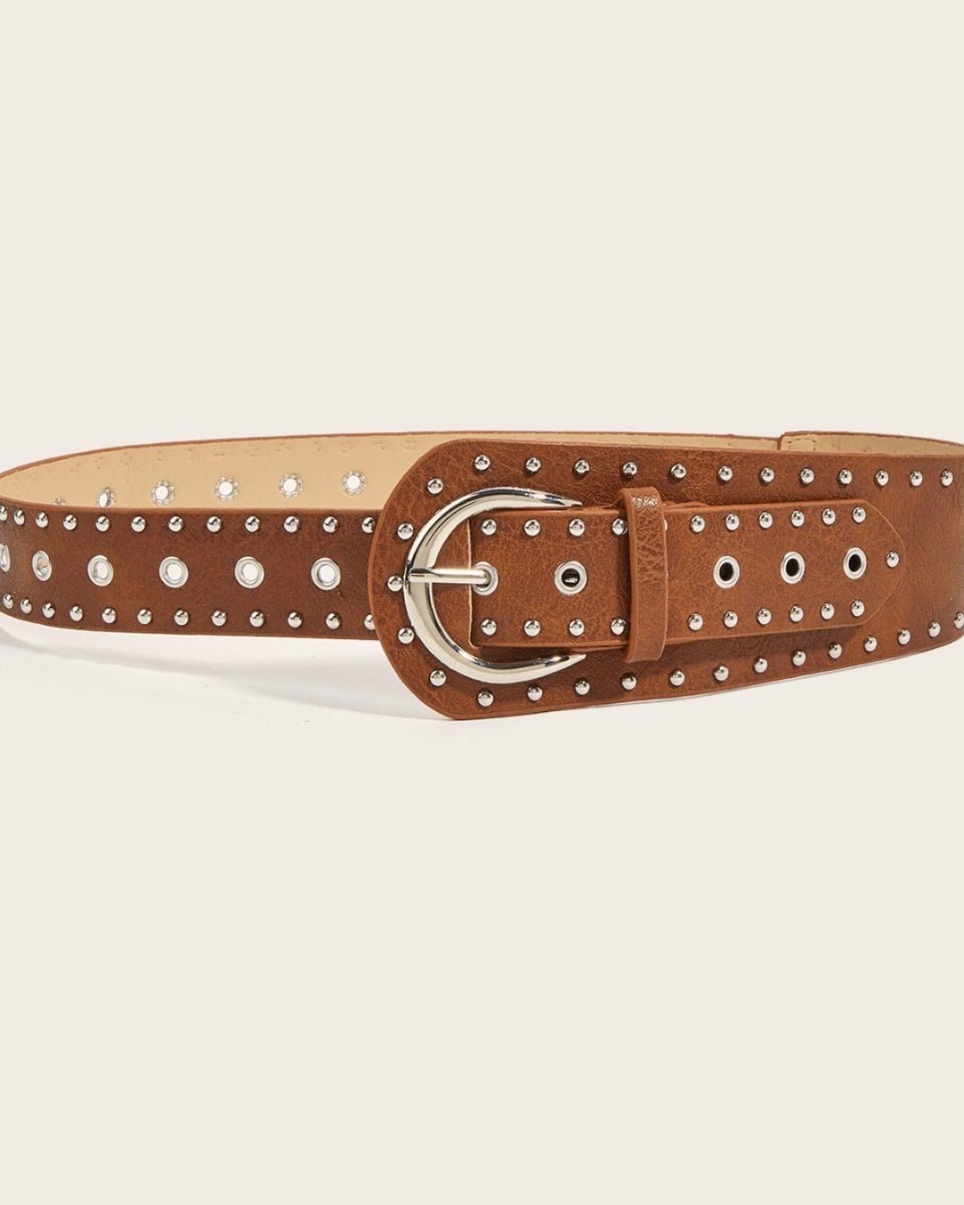 GyaruLab Y2K Rokku Studded Wide Belt - GyaruLab